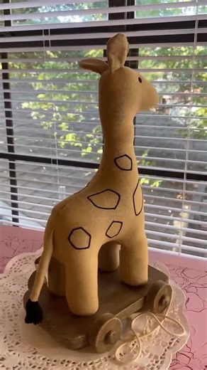 Restoration Hardware Giraffe Push and Pull Toddler Toy – 100% Cotton, Vintage Hand Crafted - Etsy