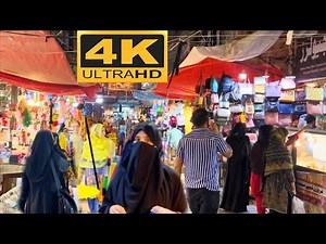 Moon Market Iqbal Town Lahore , Pakistan 4K - Video | Rundgang In Lahore City Moon Market