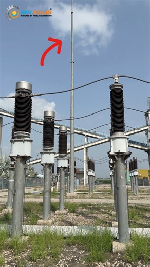 Grid Station Lightning Arrester Explained! ⚙️ In this short video, we discuss something you don’t see every day! Usually, we only see lightning arresters installed on homes or solar systems — but today, we’re showing you the actual Lightning Arrester used in a 132KV Grid Station! ⚡ We visited the site to explain how these powerful devices protect high-voltage systems from lightning strikes and keep the grid safe and stable. 🌩️ 🎥 Watch till the end to see how grid-level protection really works!