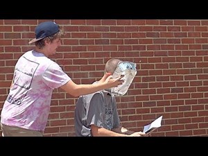 Giant Pie In The Face Prank