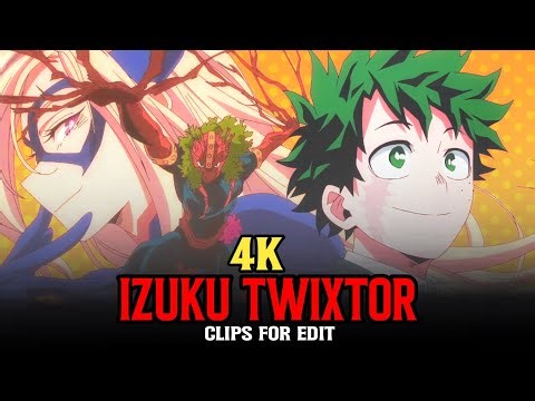Izuku Midoriya - Twixtor Clips For Edit | Anime King 24 | #twixtor #trending #animeclips