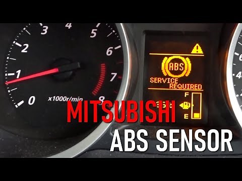 ABS Sensor Cleaning - To Fix ABS/ASC Warning Light Mitsubishi Lancer 2007 - 2015 / Proton inspira