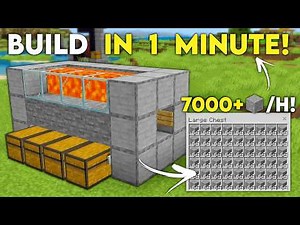 NEW BEST STONE FARM EVER in Minecraft Bedrock! (7000+/H!)