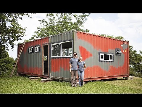 Shipping Container Aluminum Windows Installation in 5 steps - Part 2/2 - Ep 010