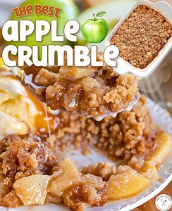 7.2K views · 13 reactions | This easy homemade Apple  Crumble is our favorite dessert with it’s sweet, caramelized apple filling and crumbly topping - most definitely a crowd pleaser and perfect for the Holiays! Recipe  | Mama's Cooking Recipes | Facebook