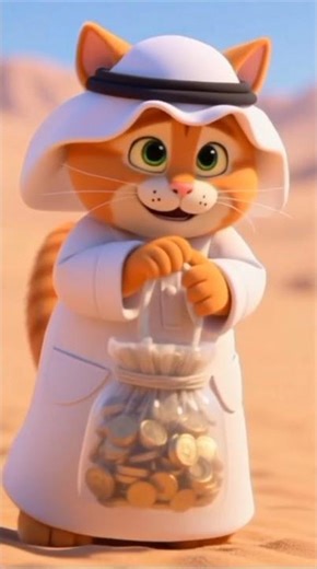 Funny orange Cat Sells Fake Oil to a Rich Arab! 😹💥”