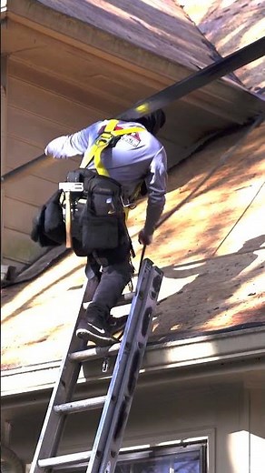 🏗️ TranzPorter Ladder Hoist in Action | Safer Roofing Starts Here #roofing