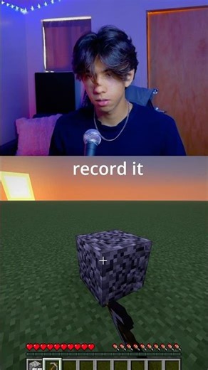 Making a song using Minecraft cobblestone