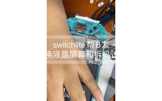 switchlite帮B友更换液晶屏幕和拆机过程