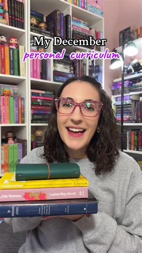 My December personal curriculum! I am so excited to read Little Women and watch the adaptations, as well as read some more about the publishing industry! #personalcurriculum #learning #littlewomen #journaling #journaltok