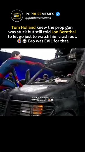 Tom Holland knew the prop gun was stuck but still told Jon Bernthal to let #TomHolland #JonBernthal