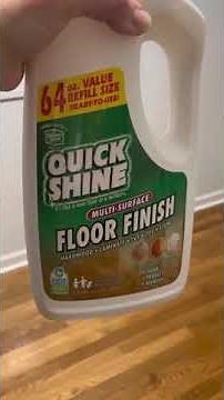 Quick shine floor cleaner