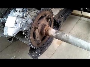 Kymco Maxxer 300 Quad hinterachse ausbauen Part 1