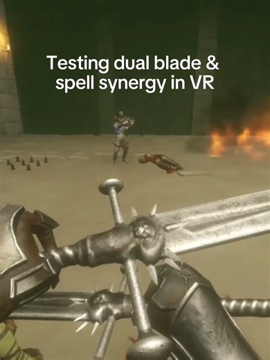 Combo test! #battletalent #battletalentvr #virtualreality #multiplayer #vrcombat #mixedreality #vr #rougelike #pvp #mod