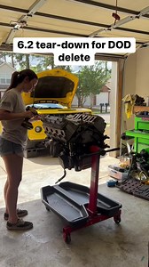 throwback to tearing down the 6.2 from my mom's camaro for DOD delete ☺️ | Payton Brown