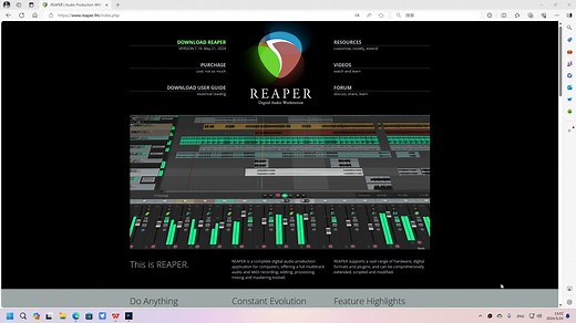 42 Reaper 7（win） 内录QQ 网易音乐 屏幕声音 WASAPI驱动