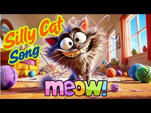 🐱MEOW! Silly Cat Song | The Funniest Cat Song for Kids | Fun Sing-Along & Dance Song