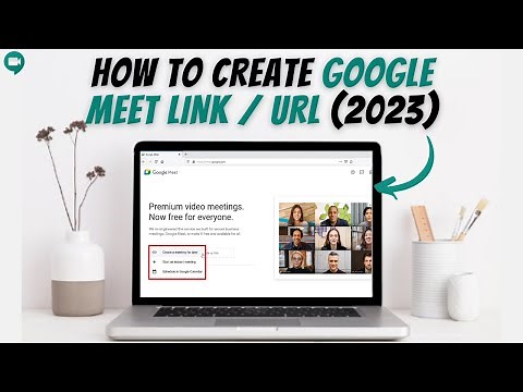 How To Create & Send Google Meet Link / URL ✅