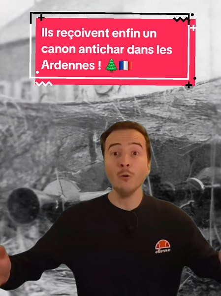 Canon Antichar Reçu Avant l'Offensive en Ardennes