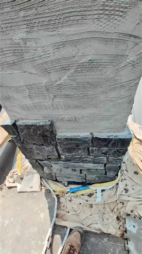 another sunny work at work #newconstruction #work #stone #fireplace #worklife #anotherday #jobsite