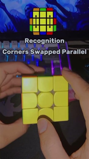 How to do E perm without rotation #3x3 #gancube #rubikscube #speedcube #timecube