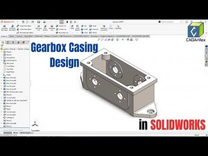DESIGN Your Gearbox Casing in SOLIDWORK | Step-by-Step Tutorial #GearboxCasing #solidworks #tutorial