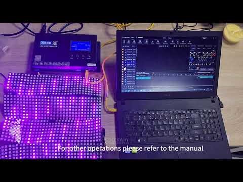 02 A608 Tutorials | How to use Seekway A608 to connect SPI and DMX lights and update effects online