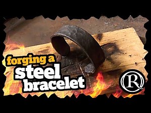 Forging a Steel Bracelet | Beginner Blacksmith Project