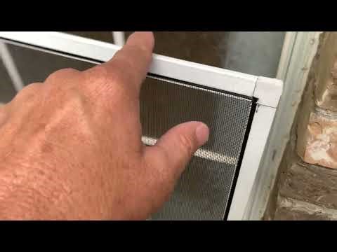 Pro tip: how to install a window screen without bending frame