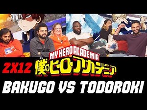 My Hero Academia - 2x12 Bakugo vs Todoroki - Group Reaction