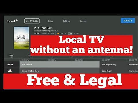 Local TV without an antenna! We show how to legally watch local TV without an antenna and it's free!