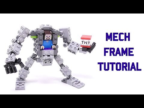 LEGO Mech Frame Tutorial Part3 (For Small Mechs) - Detailed Build
