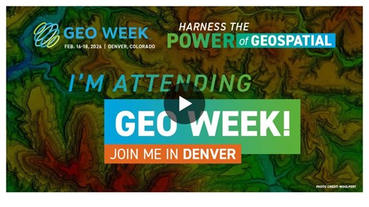 #geoweek2026 #trimble #mobilemapping #geospatial | Michael Cook