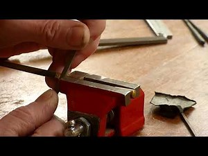 Irish harp tuning pin making