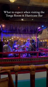 1.1K views · 5 comments | Ready for a tiki-tastic night out?  The Tonga Room & Hurricane Bar in San Francisco is where the party is at! With tropical drinks, a floating band, and indoor thunderstorms, this iconic spot takes island vibes to the next level.   San Francisco | The Official Guide  Tonga Room & Hurricane Bar | Visit California | Facebook