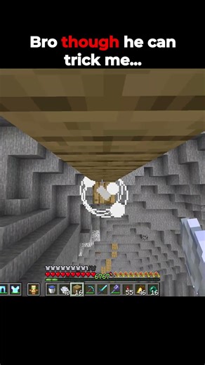 Bro thought he can trick me #minecraft