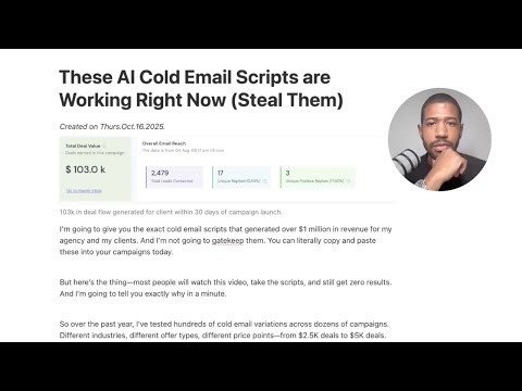 These AI Cold Email Scripts are Working Right Now (Steal Them)