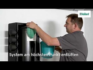 aroTHERM plus VWL Hydraulikstation: Befüllung