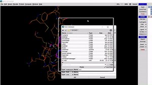 MOE中对接口袋的确定方式及小分子数据库的建立