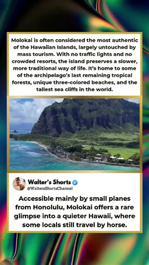 Hawaii’s Hidden Island With No Traffic Lights 🌴🐎