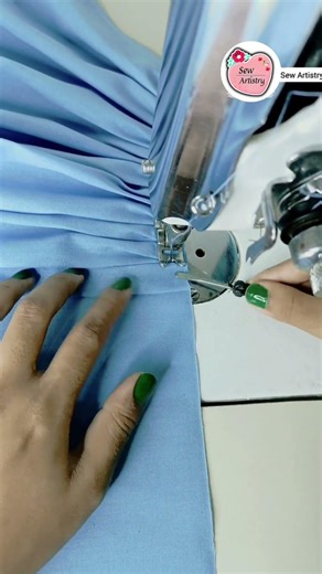 Heavy gathering sewing tutorial ‪@SewArtistry0‬ #gathering #short #viral