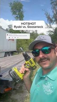 Will my cheap Ryobi drill lift my 40’ Gooseneck?!