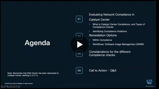 Catalyst Center Training Session 2: Network Compliance and Security | Narasimha Reddy posted on the topic | LinkedIn