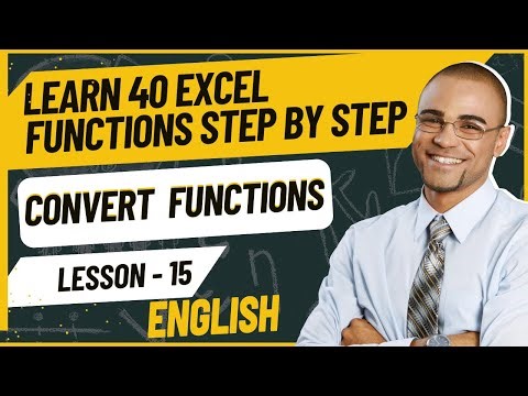 Learn 40 Microsoft Excel Functions Step by Step | Mastering CONVERT Function | Gateway Solutions