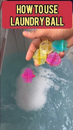 Laundry ball how to use #washingball