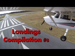 Landings Compilation #8 - Cessna 172 Flight Training