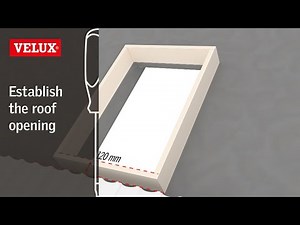VELUX How to establish a window roof opening in concrete roofs