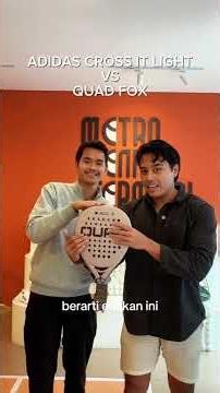 The battle of “soft & comfort” racket : Adidas Cross It Light Vs Quad Fox #Padel #PadelRacket