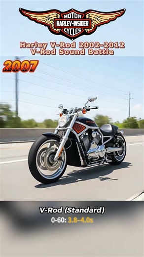 Harley V-Rod Evolution 2002-2012 | Sound Battle #harleydavidson #harley #soundbattle #shorts