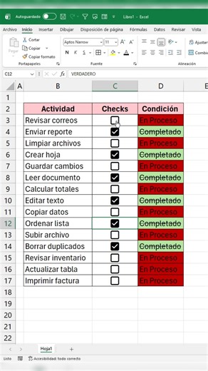 Tutorial para hacer una lista de progreso en excel #tutorial #Excel #yerrihz | Yerrihz